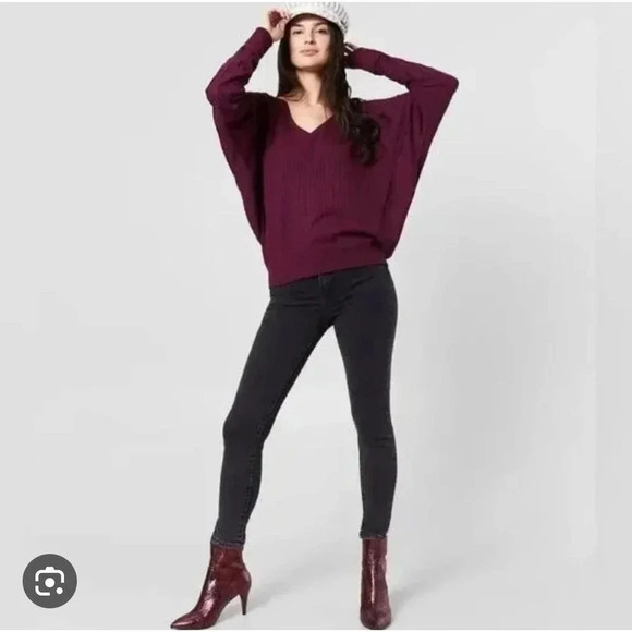 Free People Santa Clara Thermal Shirt Mulberry - Picture 1 of 8